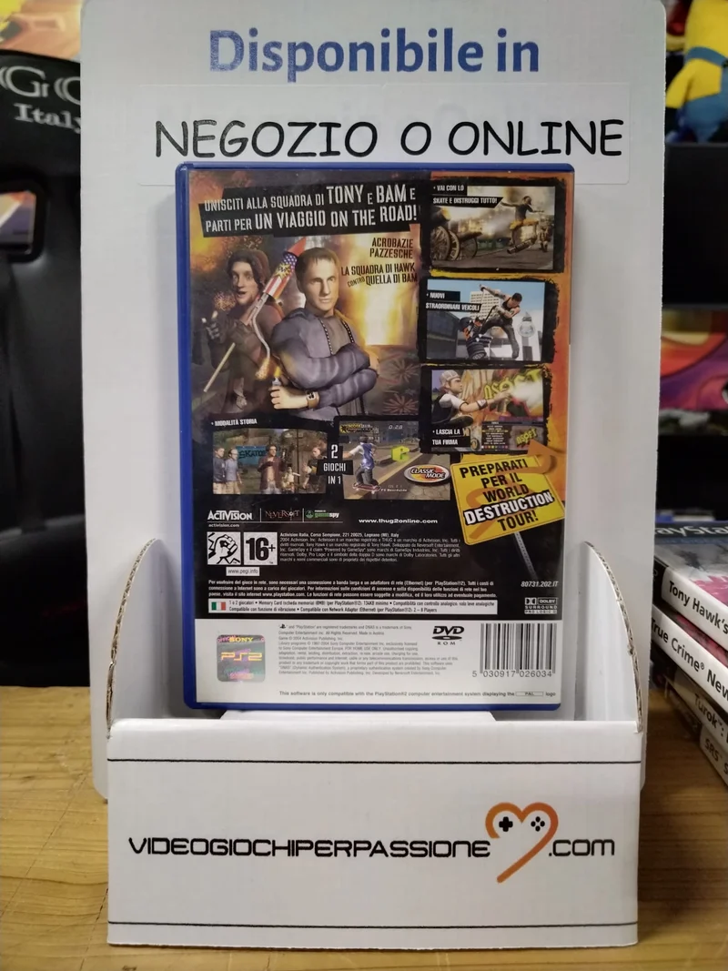 TONY HAWK'S UNDERGROUND 2 PS2 (usato garantito)(versione italiana)