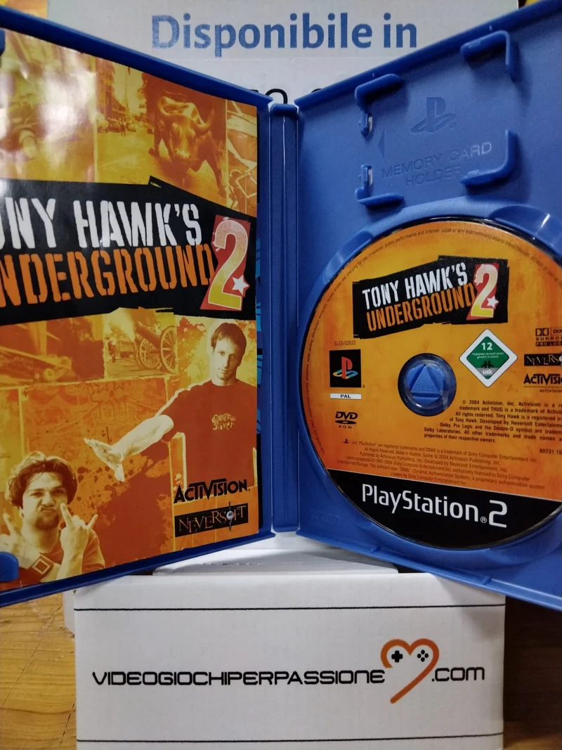 TONY HAWK'S UNDERGROUND 2 PS2 (usato garantito)(versione italiana)