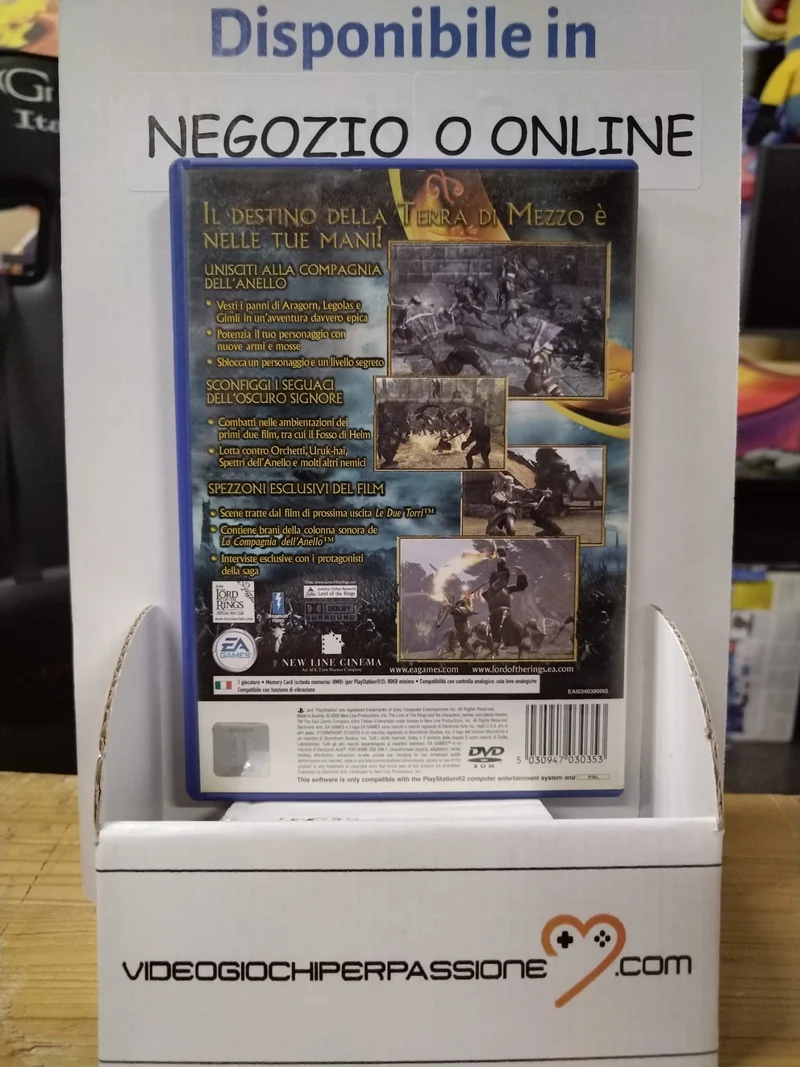 IL SIGNORE DEGLI ANELLI LE DUE TORRI PS2 (usato garantito)(versione italiana)