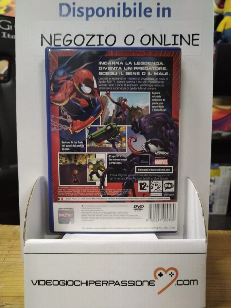 ULTIMATE SPIDER-MAN PS2 (usato garantito)(versione italiana)