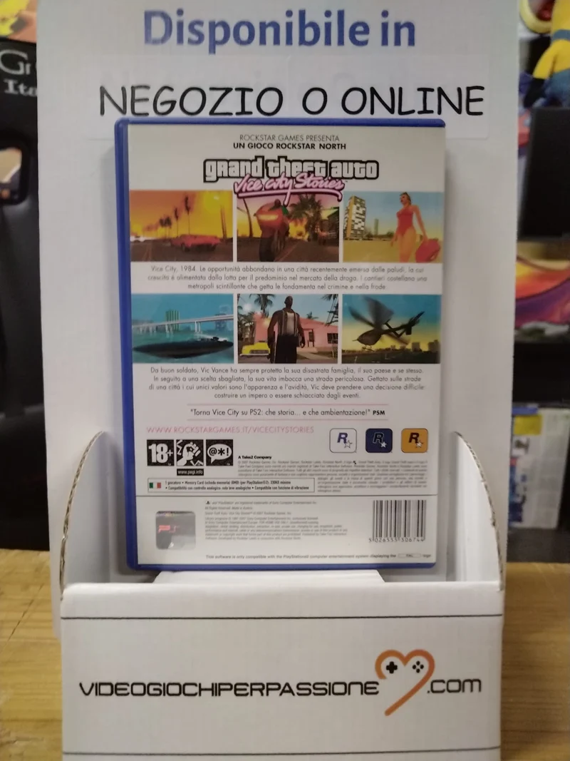 GTA :VICE CITY STORIES PS2 (usato garantito)(versione italiana)