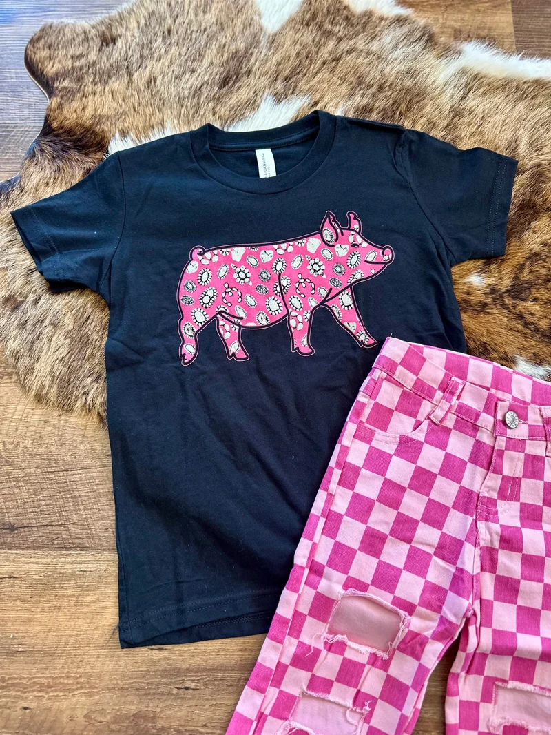 Concho Pig Tee
