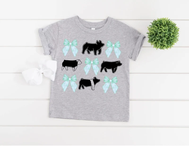Bow Pig Tee