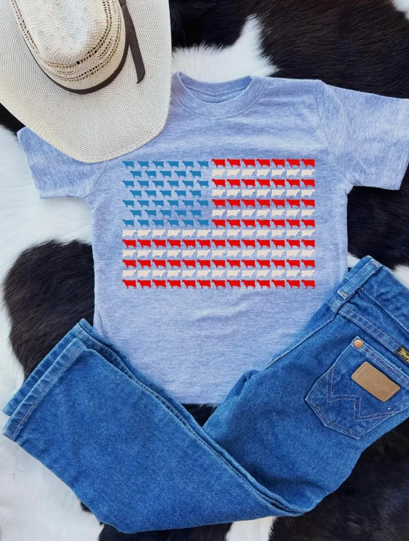 Cow Flag Tee