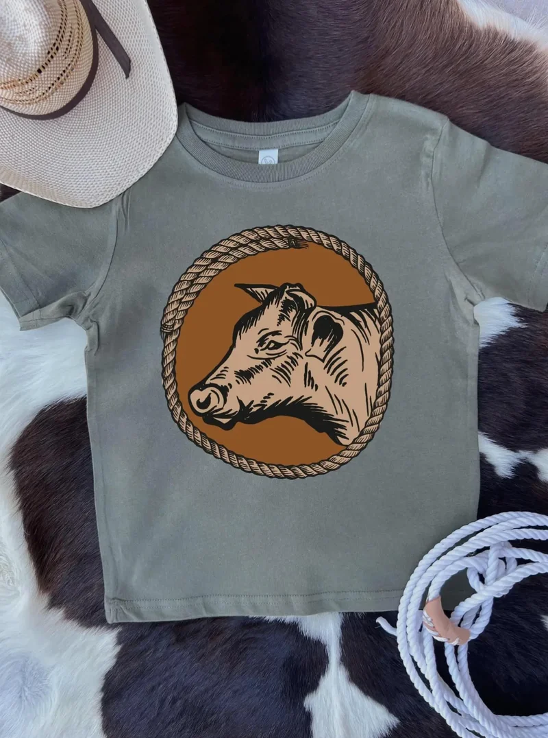 Rope Cow Tee