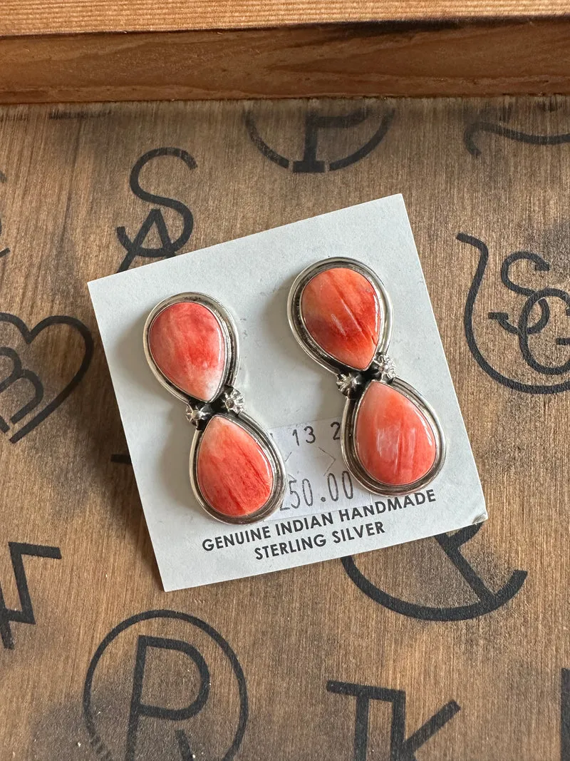Spiny Oyster Ring / Stud Earrings