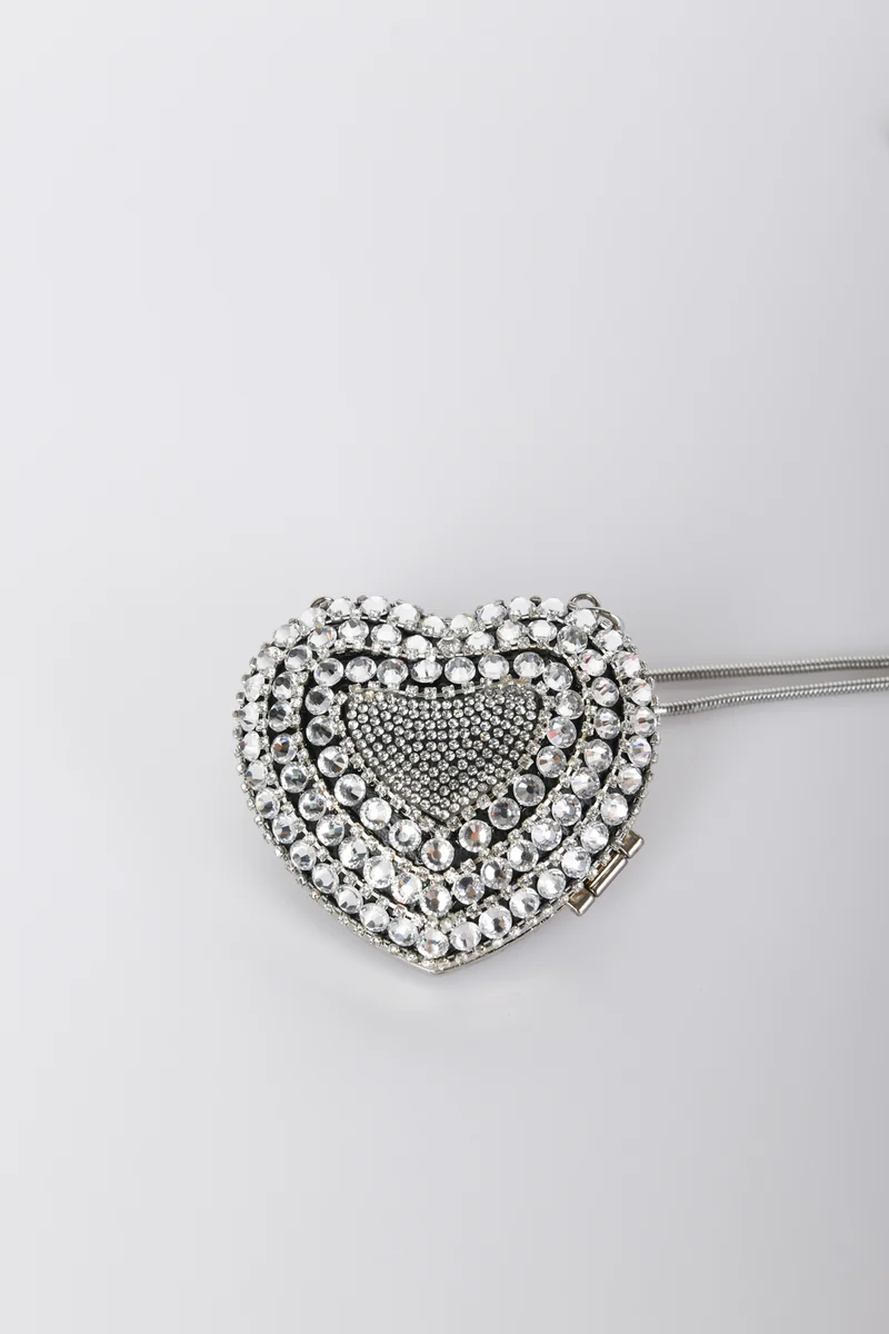 Mini clutch a cuore