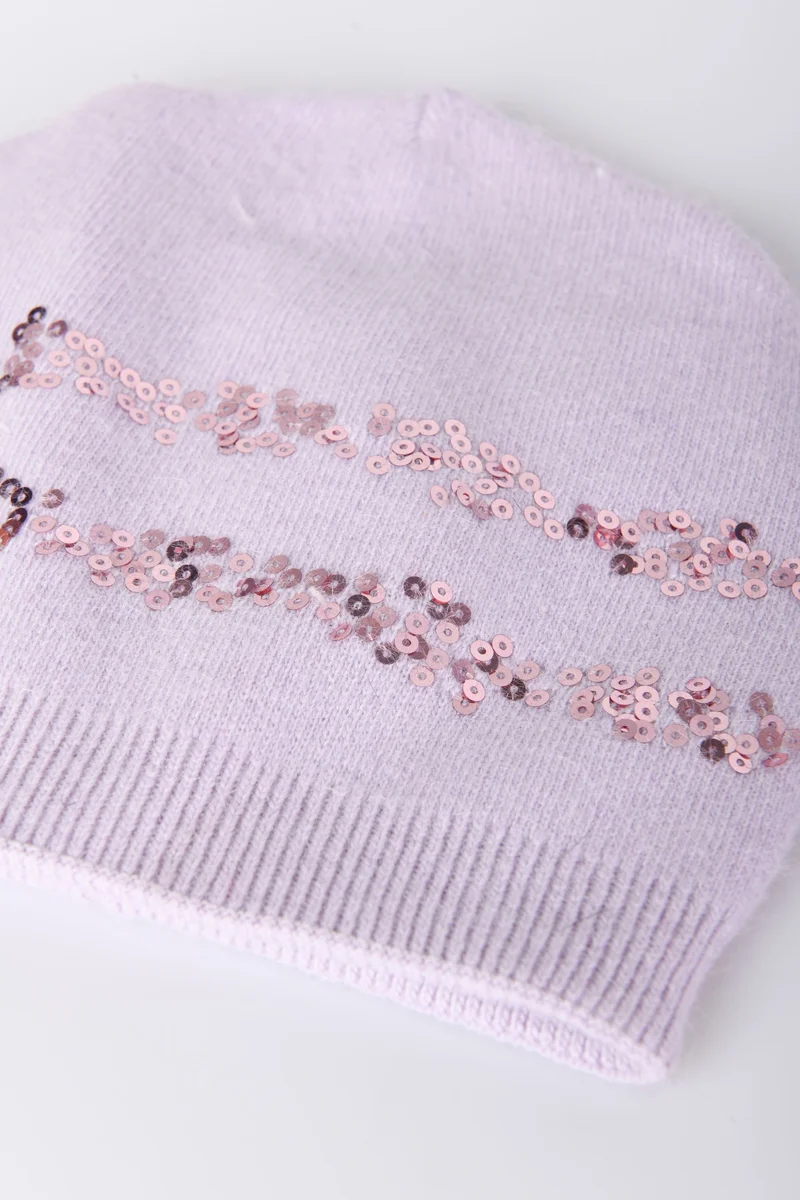 Berretto con paillettes