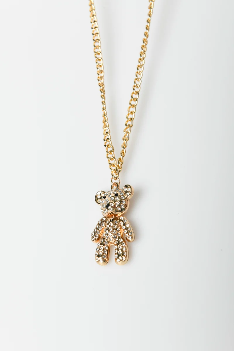 Collana con pendente a orsetto