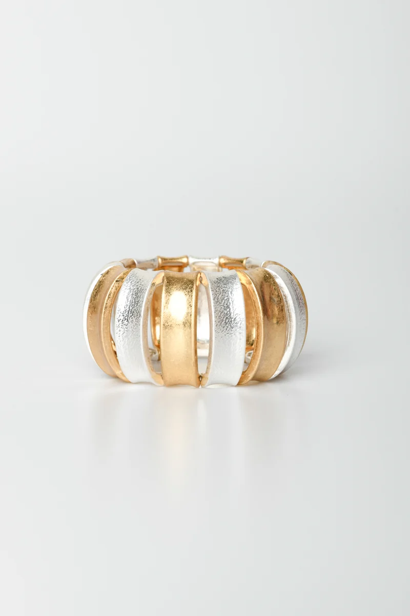 Bracciale rigido bicolor