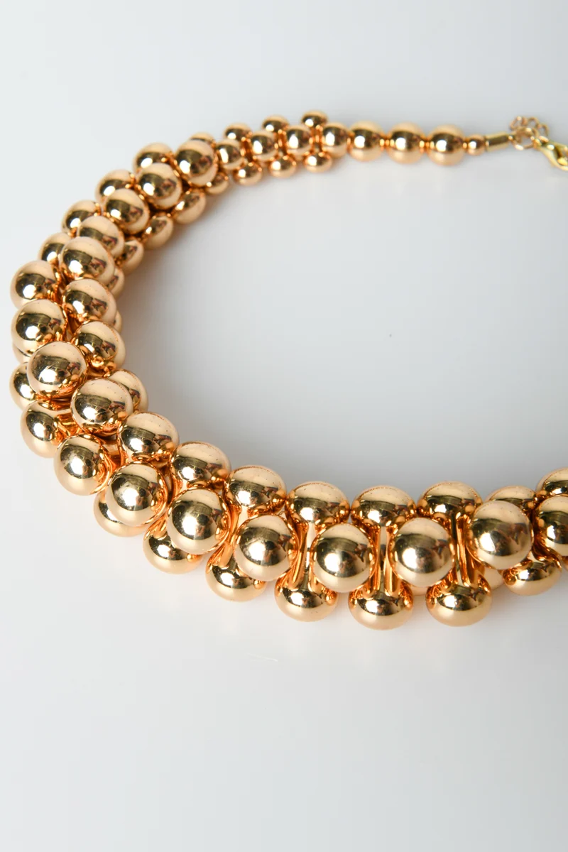 Set collana + anello a perline