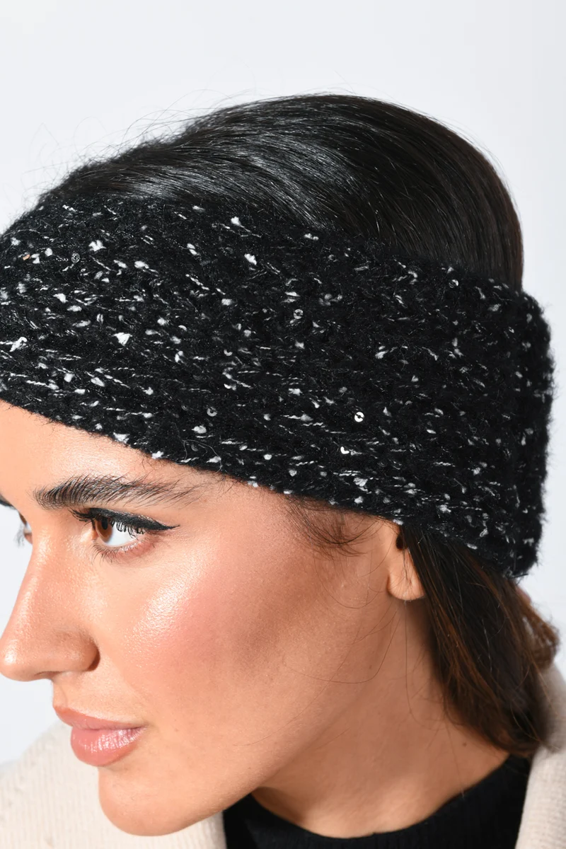 Fascia per capelli in maglia