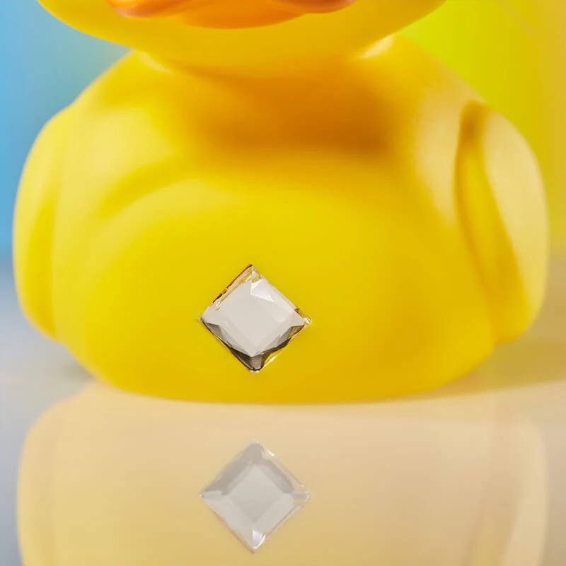 Troll ufficiali Rainbow Troll (giallo con capelli arcobaleno) TUBBZ Cosplaying Duck