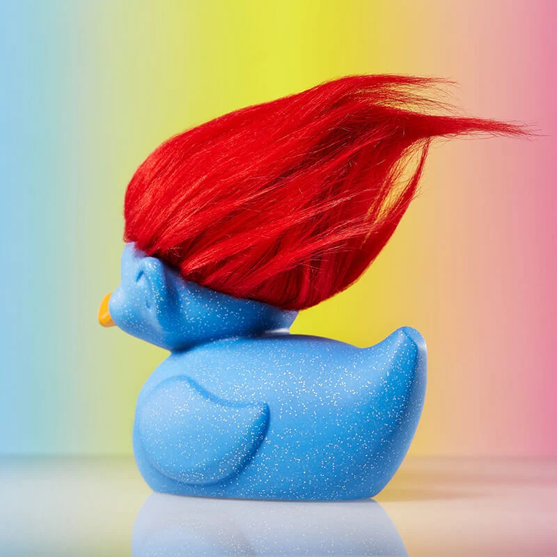 Troll ufficiali Glitter Blue Troll (Blu con capelli rossi) TUBBZ Cosplaying Duck PRE-ORDINE