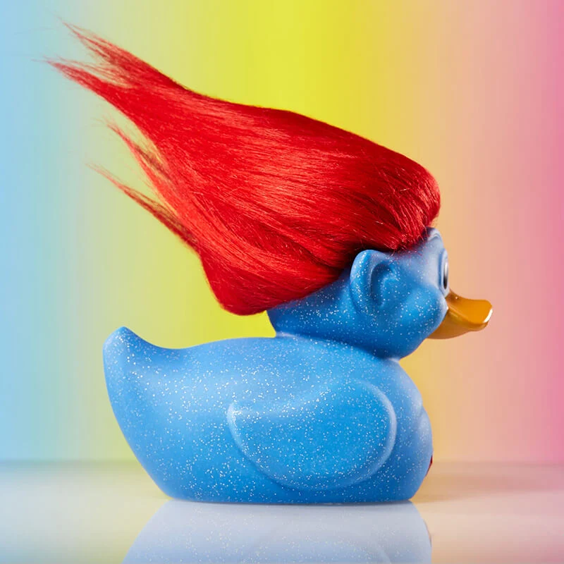 Troll ufficiali Glitter Blue Troll (Blu con capelli rossi) TUBBZ Cosplaying Duck PRE-ORDINE