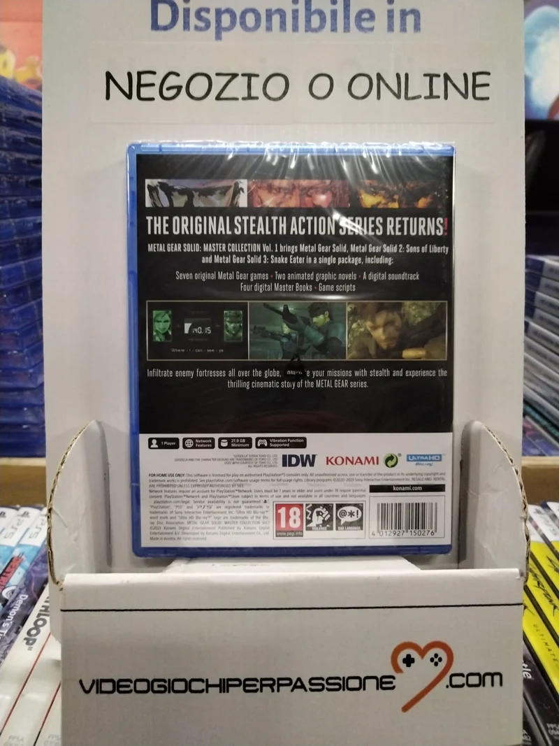Metal Gear Solid : Master Collection Vol.1 Playstation 5 Edizione Europea