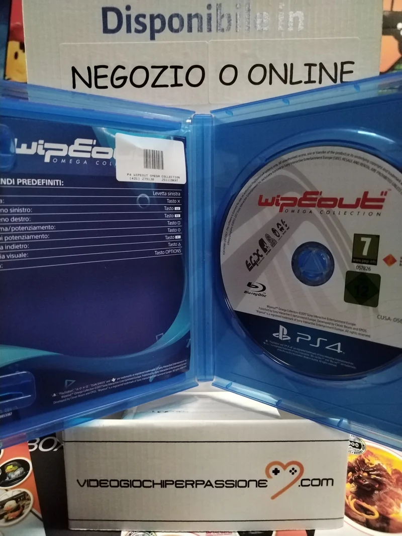 WIPEOUT OMEGA COLLECTION Playstation 4 Edizione ITALIANA (usato garantito)