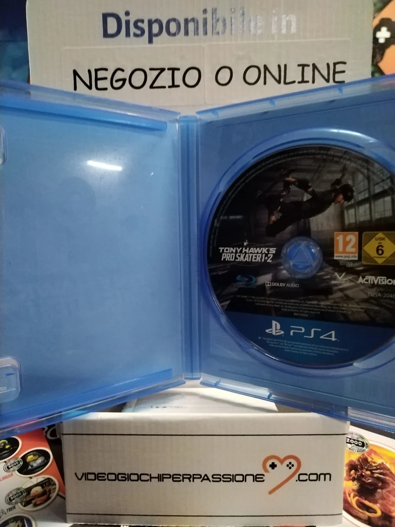 TONY HAWK'S PRO SKATER 1+2 Playstation 4 Edizione ITALIANA (usato garantito)