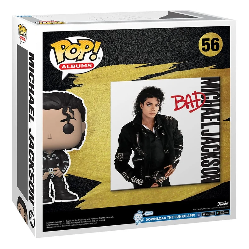 Michael Jackson POP! Album Vinyl Figure Bad 9 cm