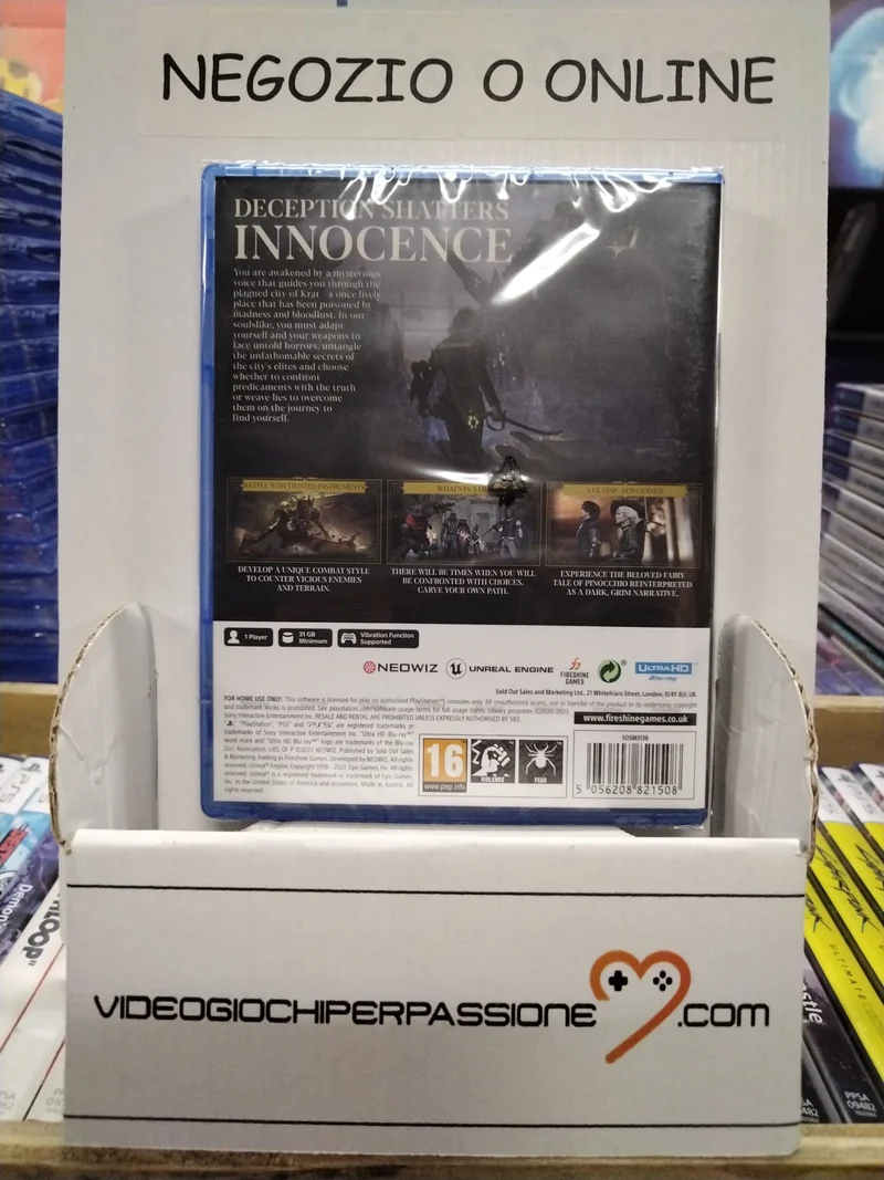 Lies of P Playstation 5 Edizione Europea