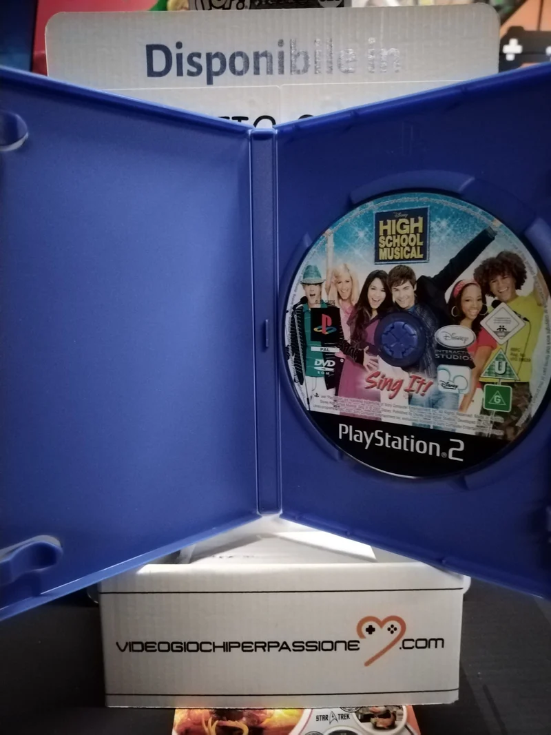 DISNEY HIGH SCHOOL MUSICAL- SING IT ! PS2 (usato)versione italiana