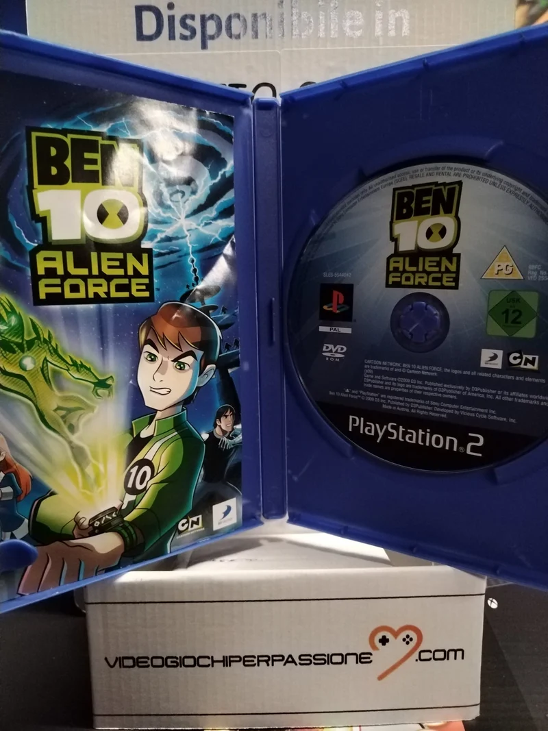BEN 10 ALIEN FORCE PS2 (usato)versione italiana