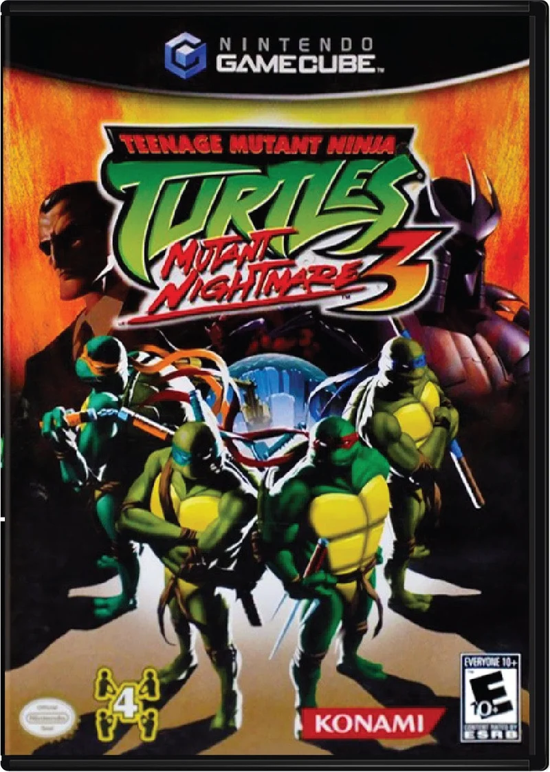 Teenage Mutant Ninja Turtles 3 Mutant Nightmare - Nintendo GameCube