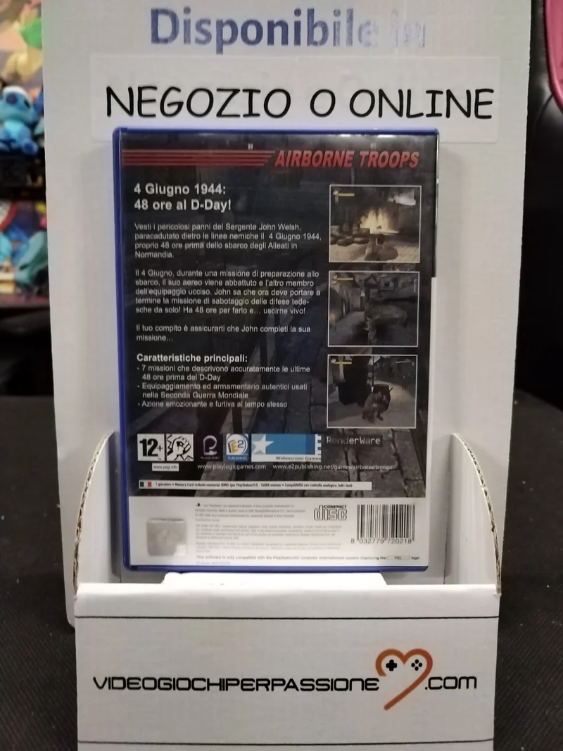 AIRBORNE TROOPS countdown to d-day PS2 (usato)(versione italiana)