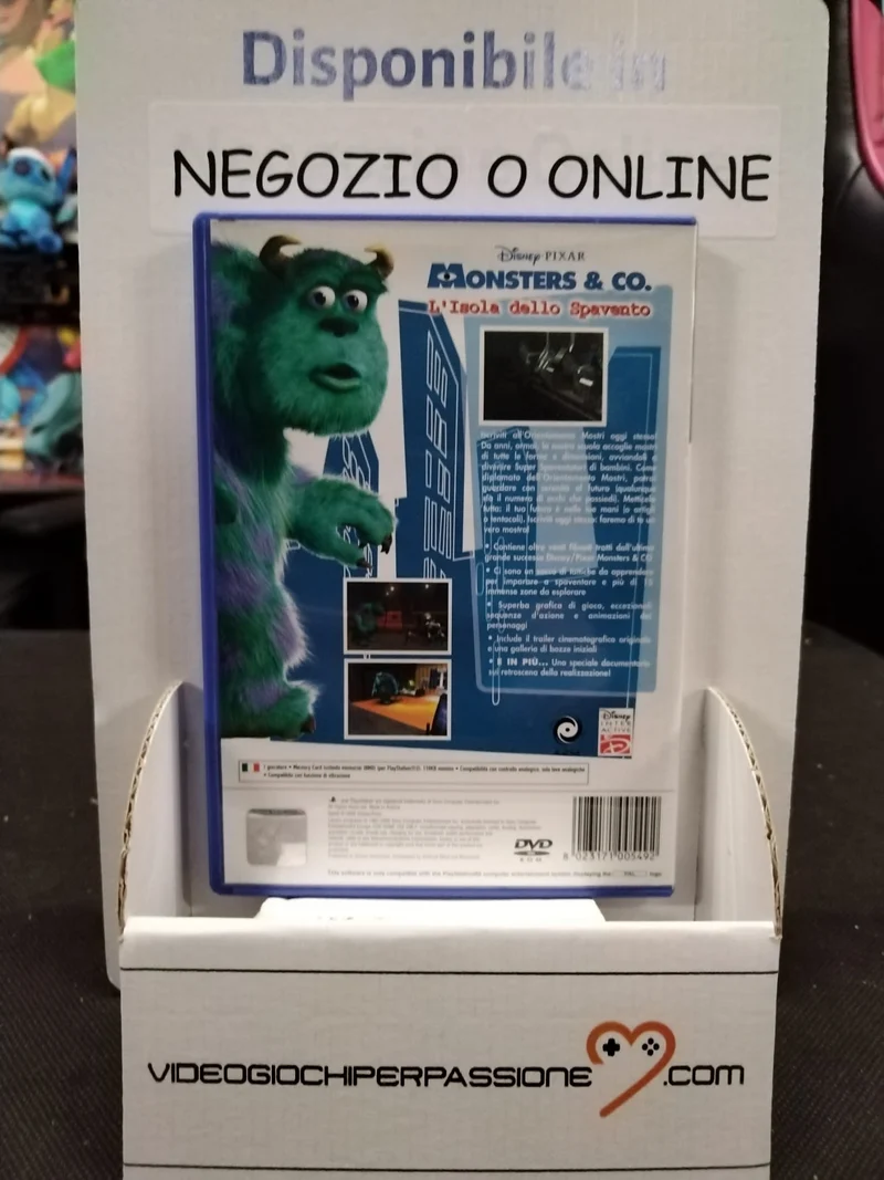 DISNEY PIXAR MONSTERS E CO. L'ISOLA DELLA SPAVENTO PS2 (usato)(versione ita.)