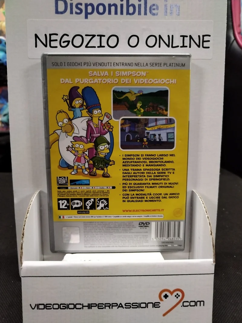 I SIMPSON IL VIDEOGIOCO PS2 (usato garantito)(versione italiana)