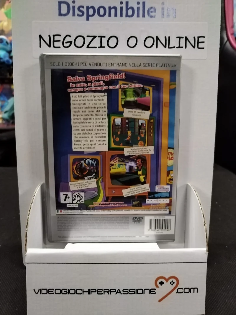 THE SIMPSONS HIT END RUN PS2 (usato garantito)