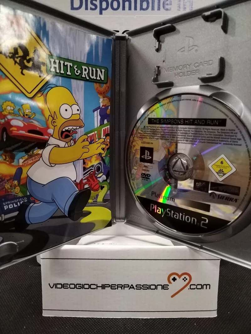 THE SIMPSONS HIT END RUN PS2 (usato garantito)