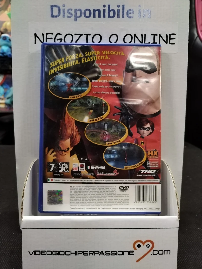 GLI INCREDIBILI PS2 (usato garantito)(versione italiana)