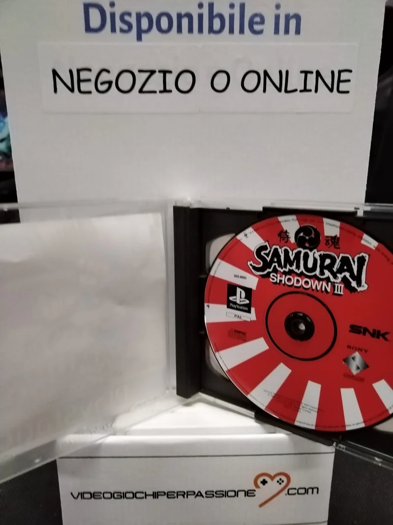 SAMURAI SHODOWN 3 PS1 (usato garantito)(manca manuale)