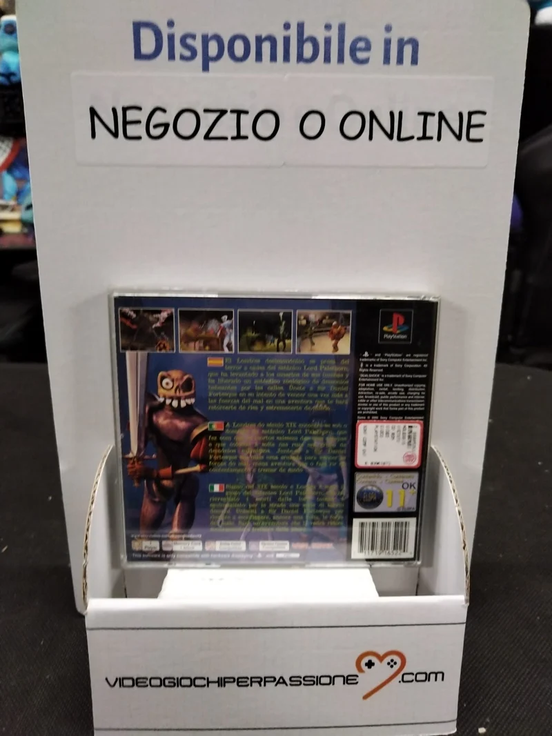 MEDIEVIL 2 PS1 (usato garantito)(manca la copertina ant. e manuale)(versione europea)