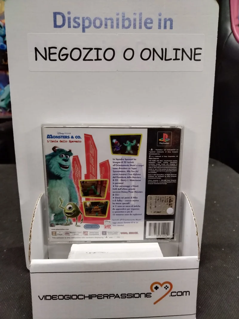 DISNEY PIXAR MONSTERS E CO. L'ISOLA DELLO SPAVENTO PS1 (usato garantito)(ita.)