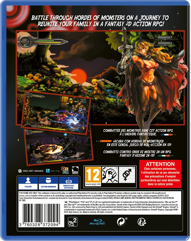 Sword of the Vagrant Playstation 4 [PRE-ORDER]