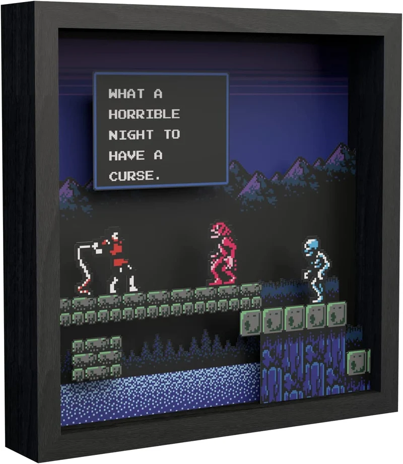 Pixel Frames: Castlevania 2 : SIMON'S QUEST HORRIBLE NIGHT