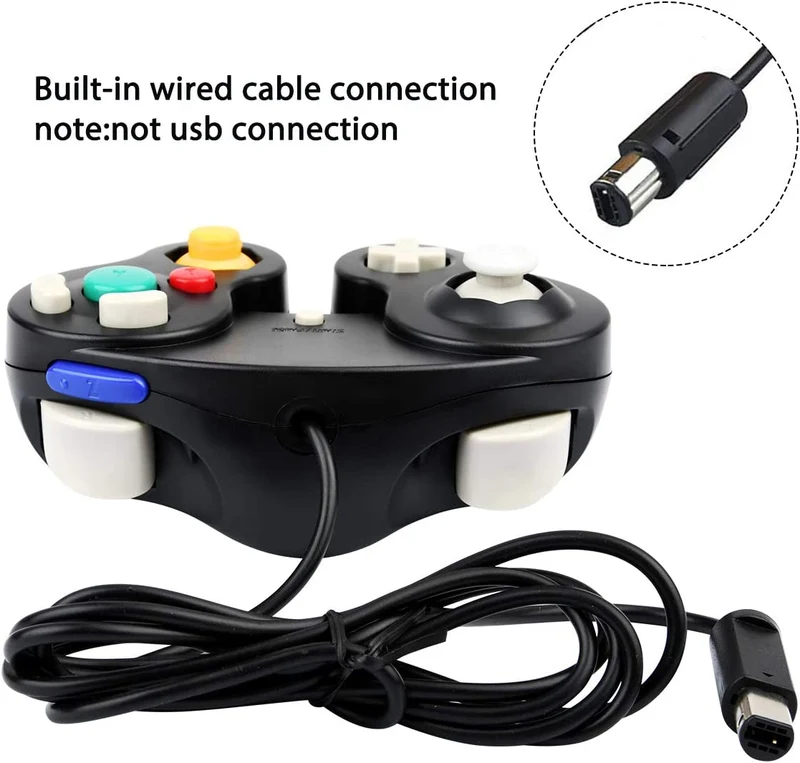 Teknogame -Gamecube -WII-Controller Black
