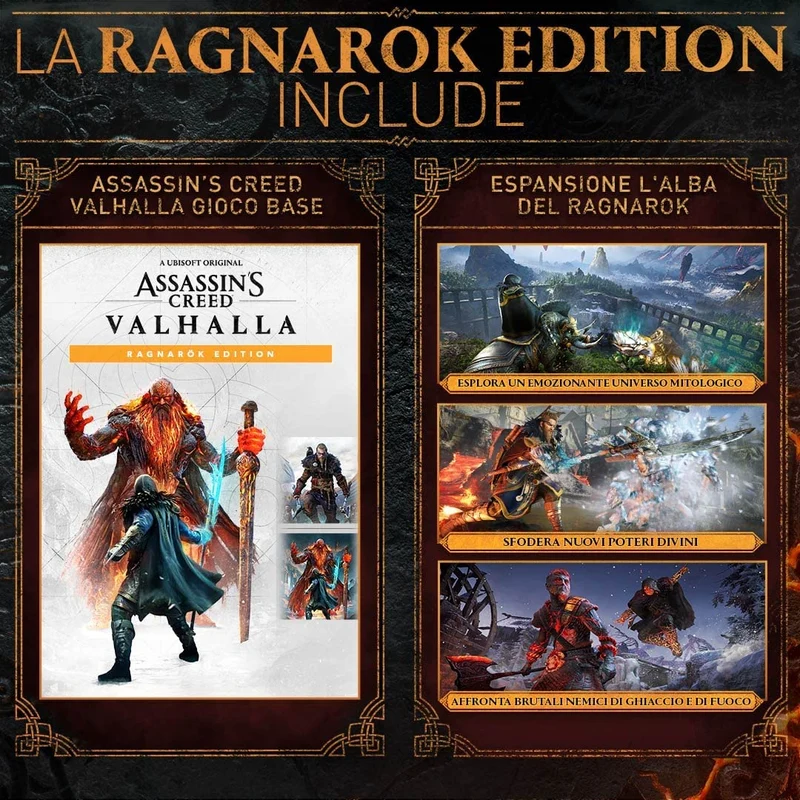 Assassin's Creed VALHALLA Ragnarok Edition PS4 (versione italiana)