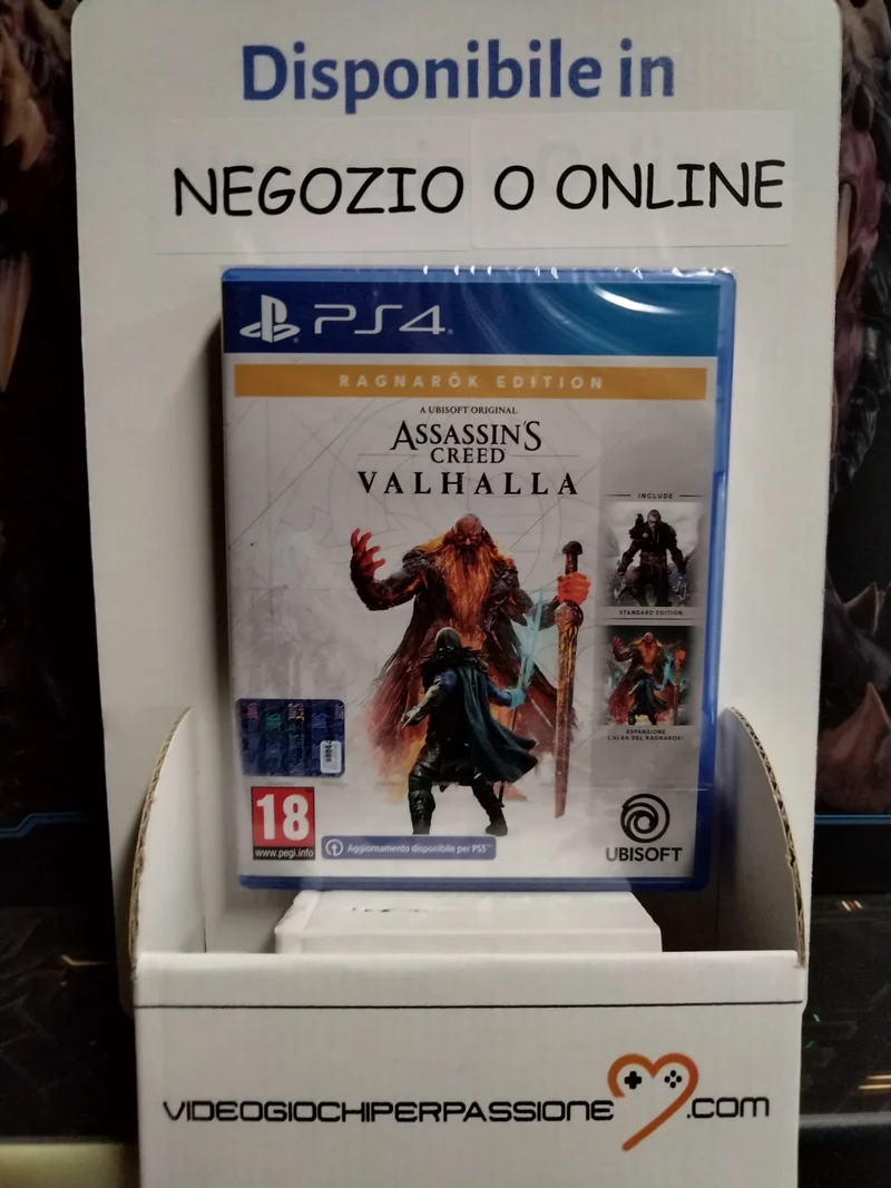 Assassin's Creed VALHALLA Ragnarok Edition PS4 (versione italiana)