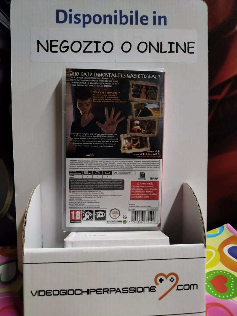 YESTERDAY ORIGINS NINTENDO SWITCH versione europea