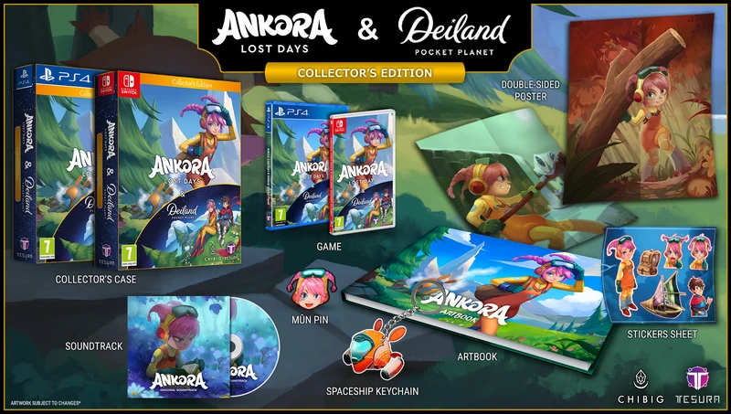 Ankora : Lost Days & Deiland: Pocket Planet Collector's Edition Playstation 4 Edizione Europea