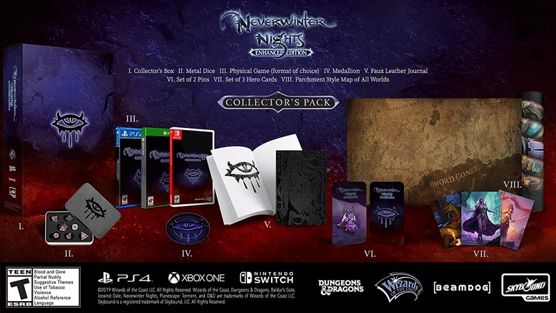 NEVERWINTER NIGHTS ENHANCED EDITION COLLECTOR EDITION NINTENDO SWITCH EDIZIONE REGNO UNITO