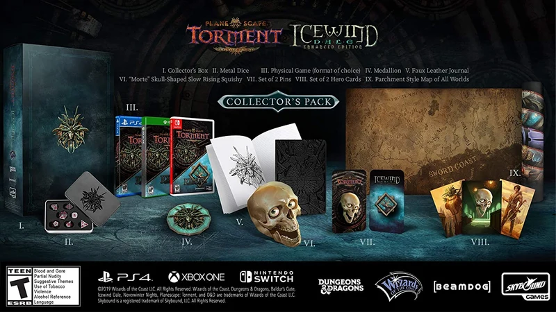 PLANESCAPE: TORMENT & ICEWIND DALE ENHANCED EDITION COLLECTOR EDITION NINTENDO SWITCH VERSIONE EUROPEA