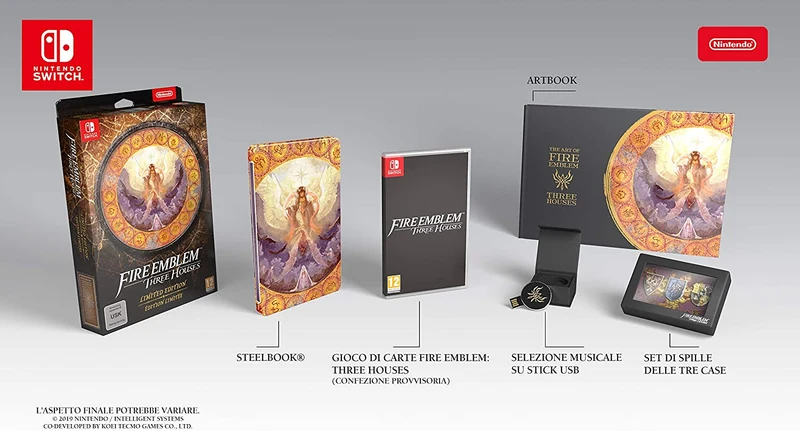 FIRE EMBLEM THREE HOUSES LIMITED EDITION NINTENDO SWITCH EDIZIONE EUROPEA