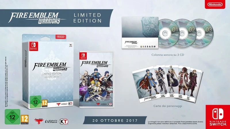 FIRE EMBLEM WARRIORS LIMITED EDITION NINTENDO SWITCH VERSIONE EUROPEA