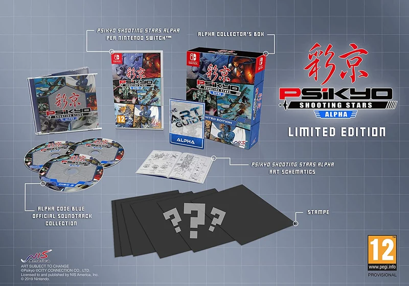 PSIKYO SHOOTING STARS ALPHA NINTENDO SWITCH EDIZIONE REGNO UNITO