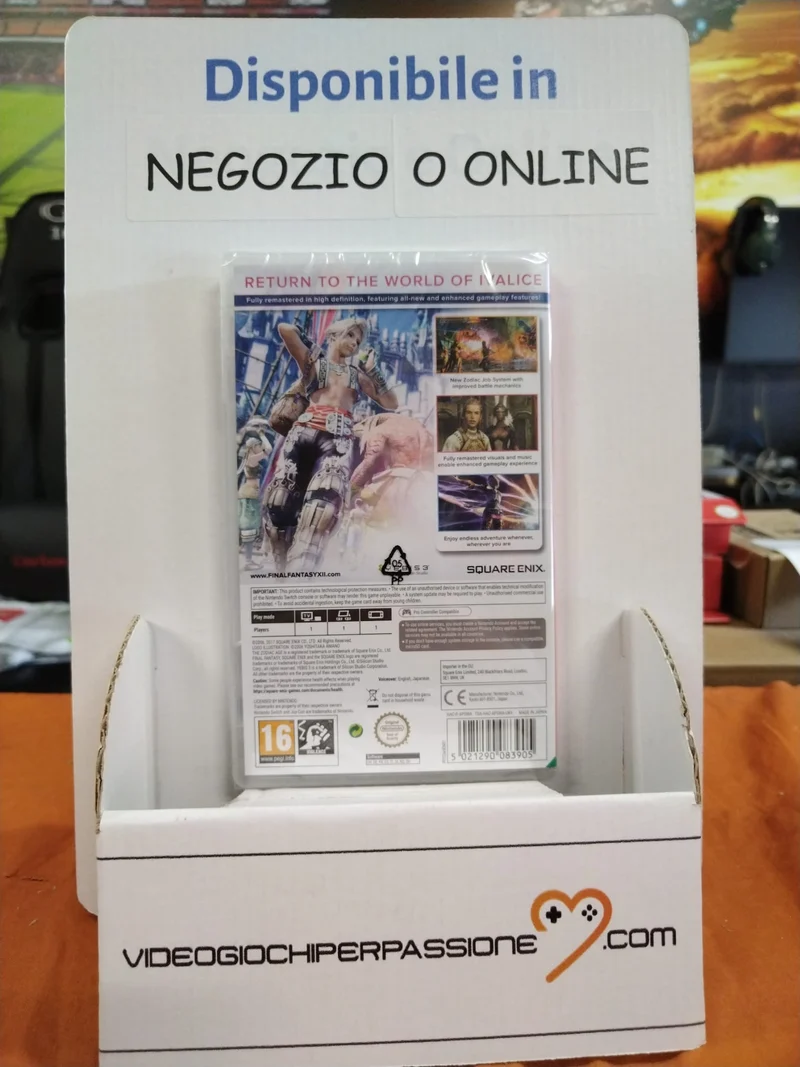 FINAL FANTASY XII THE ZODIAC AGE NINTENDO SWITCH EDIZIONE REGNO UNITO