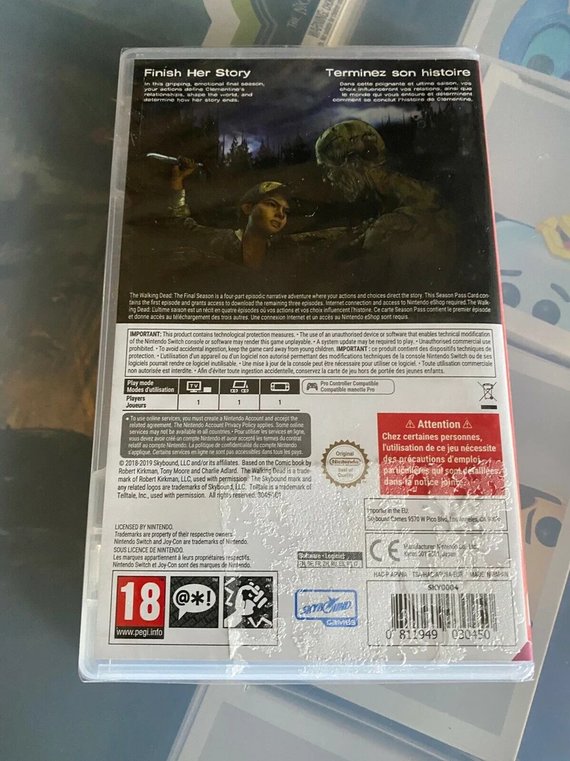 THE WALKING DEAD THE FINAL SEASON NINTENDO SWITCH EDIZIONE REGNO UNITO